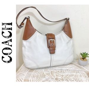 Coach Cowhide Leather Hampton Hobo Bag Authentic